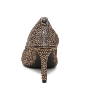 MICHAEL Michael Kors Brown Crystal Embellished Heels